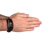 Multi Layer Retro Son PU Leather Bracelet Faith Hope Love
