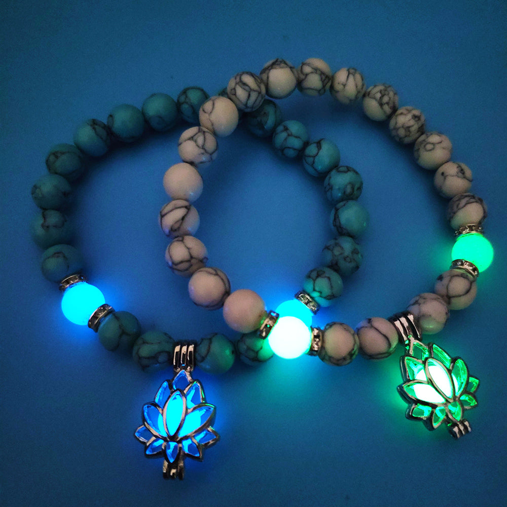Healing Stone - Relieve Anxiety & De-Stress Luminous Glow In The Dark Charm