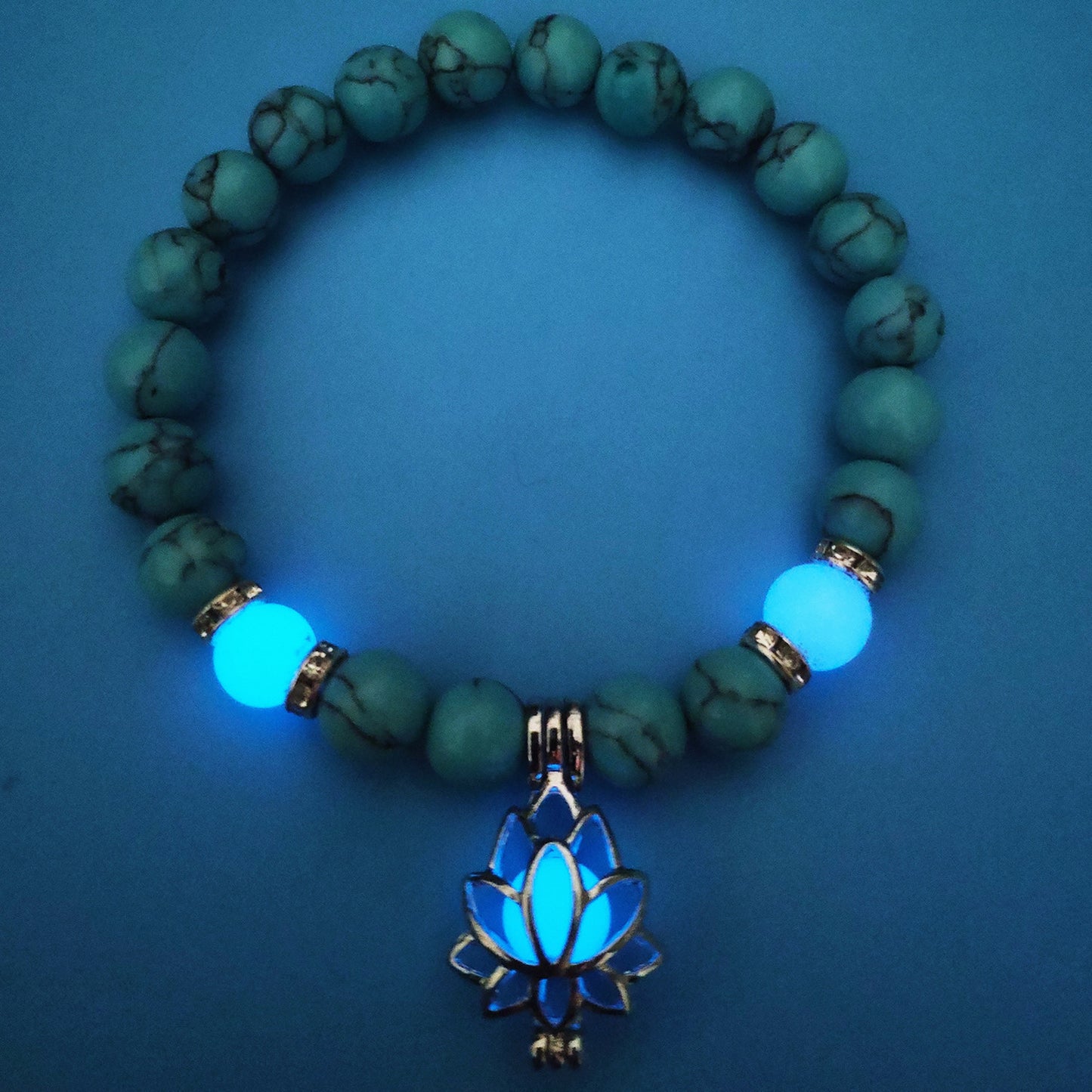 Healing Stone - Relieve Anxiety & De-Stress Luminous Glow In The Dark Charm