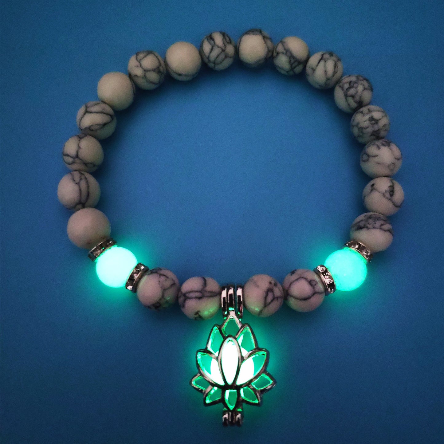 Healing Stone - Relieve Anxiety & De-Stress Luminous Glow In The Dark Charm