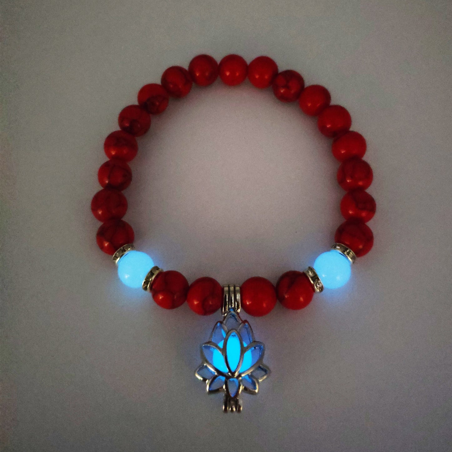 Healing Stone - Relieve Anxiety & De-Stress Luminous Glow In The Dark Charm
