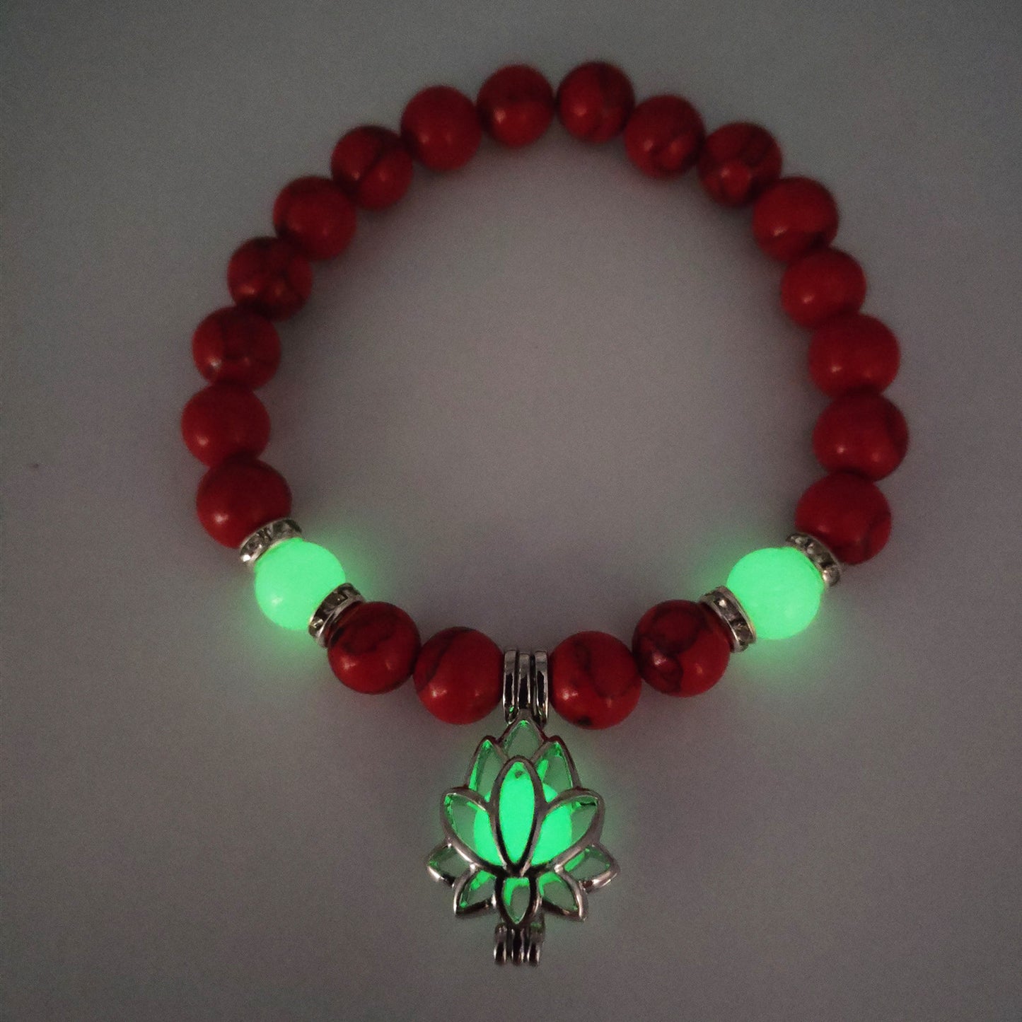 Healing Stone - Relieve Anxiety & De-Stress Luminous Glow In The Dark Charm