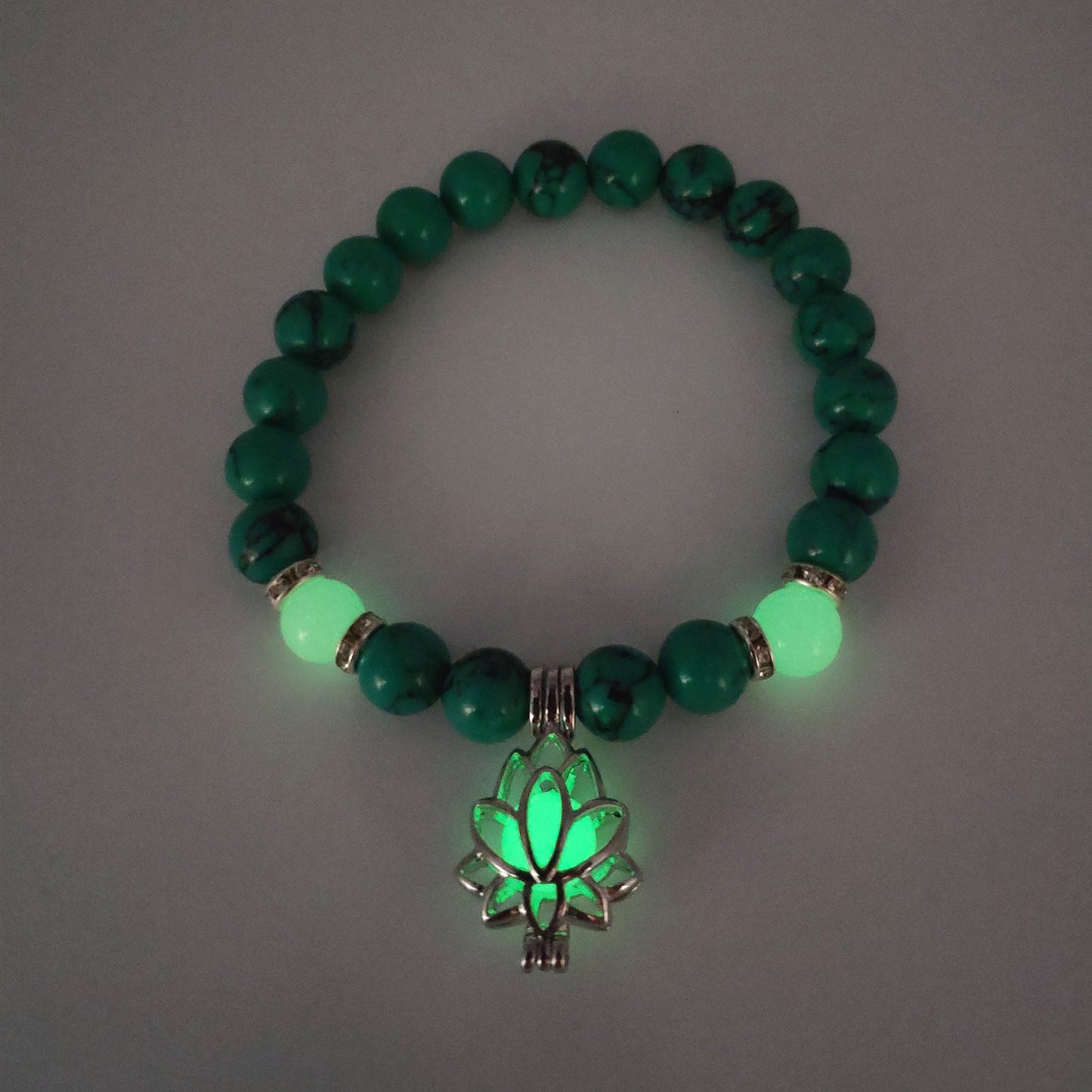 Healing Stone - Relieve Anxiety & De-Stress Luminous Glow In The Dark Charm