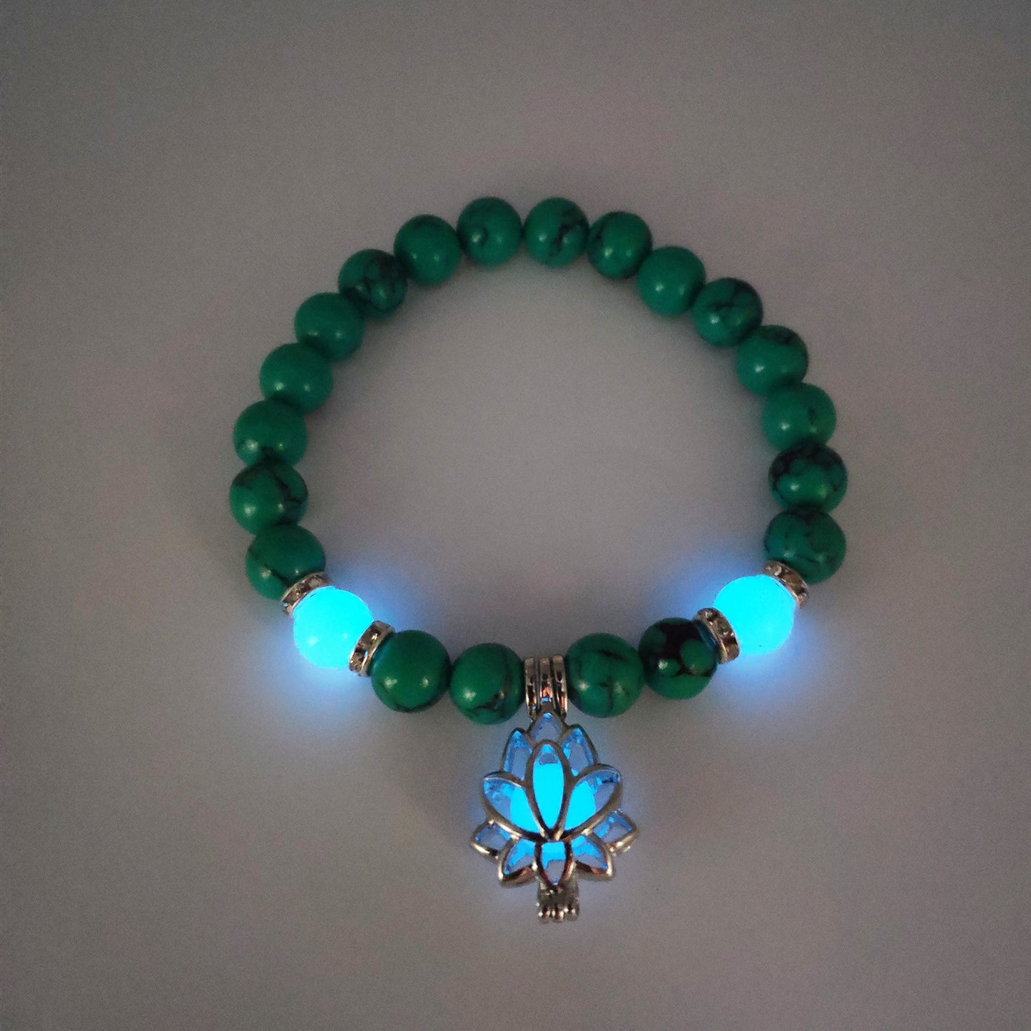 Healing Stone - Relieve Anxiety & De-Stress Luminous Glow In The Dark Charm