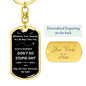 Key Chain for Drivers, Funny Gift for Your Kids, Don't Do Stupid Shit, Gift For Teenagers, 1st Car Key Chain, Drivers License Gift