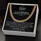 To Our Son Always Remember Cuban Link Chain