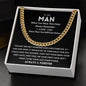 To My Man Cuban Link Chain