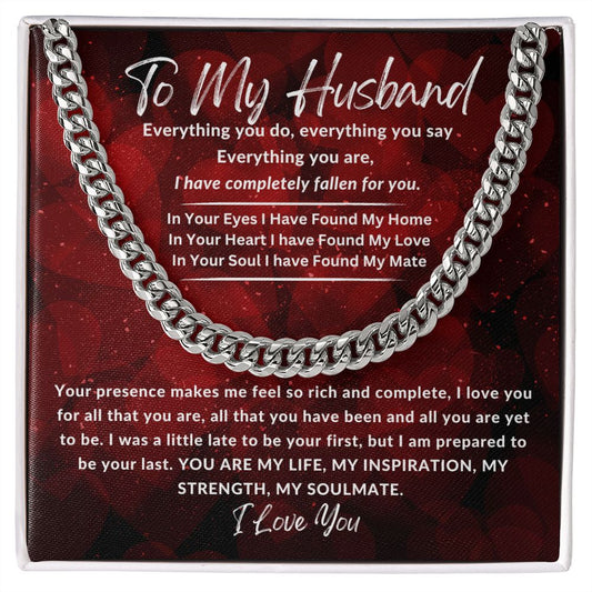 To My Husband Everything You Do, Everything You Say