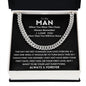 To My Man Cuban Link Chain