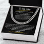 To My Love I Have Completely Fallen For You Cuban Link Chain