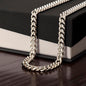 To My Man Cuban Link Chain