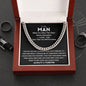 To My Man Cuban Link Chain