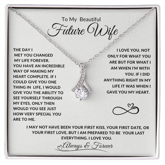 To My Beautiful Future Wife The Day I Met You Changed Ribbon