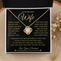 To My Beautiful Wife Gold I Didn't Marry You So