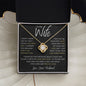 To My Wife I Didn't Marry You Gold Love Knot