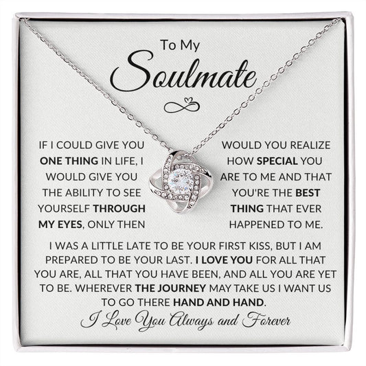 Infinity Necklace Represents Endless Love