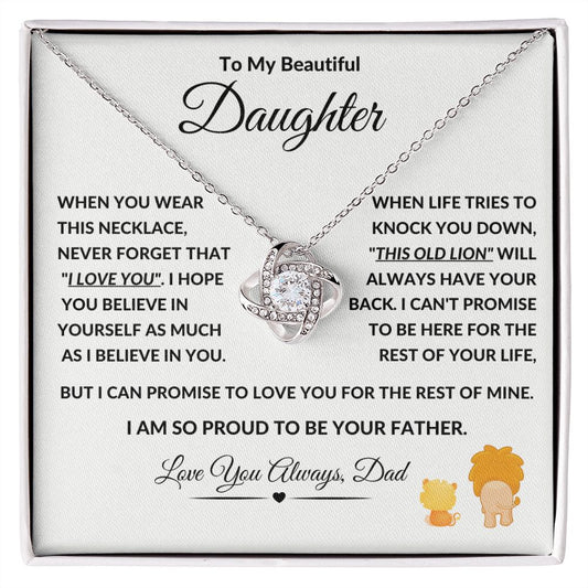 To My Beautiful Daughter This Old Lion