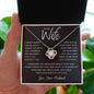 To My Wife I Didn't Marry You Gold Love Knot