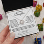 To My Beautiful Daughter Someday When The Pages, I Squeezed This Necklace