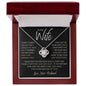 To My Wife I Didn't Marry You Gold Love Knot