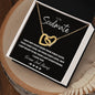 To My Soulmate Necklace Interlocking Hearts Gift for Wife, Fiancé, Future Wife, Girlfriend