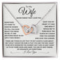 To My Wife Interlocking Hearts