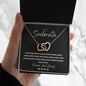 To My Soulmate Necklace Interlocking Hearts Gift for Wife, Fiancé, Future Wife, Girlfriend