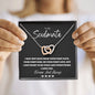 To My Soulmate Necklace Interlocking Hearts Gift for Wife, Fiancé, Future Wife, Girlfriend