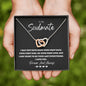 To My Soulmate Necklace Interlocking Hearts Gift for Wife, Fiancé, Future Wife, Girlfriend