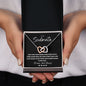 To My Soulmate Necklace Interlocking Hearts Gift for Wife, Fiancé, Future Wife, Girlfriend