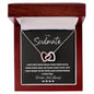To My Soulmate Necklace Interlocking Hearts Gift for Wife, Fiancé, Future Wife, Girlfriend