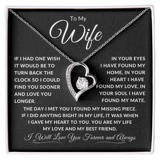 To My Wife If I Had One Wish It Would Be To Turn Back Time