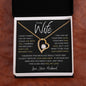 To My Wife I Didn't Marry you So That I Could Gld Heart