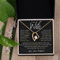 To My Wife I Didn't Marry you So That I Could Gld Heart