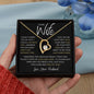 To My Wife I Didn't Marry you So That I Could Gld Heart