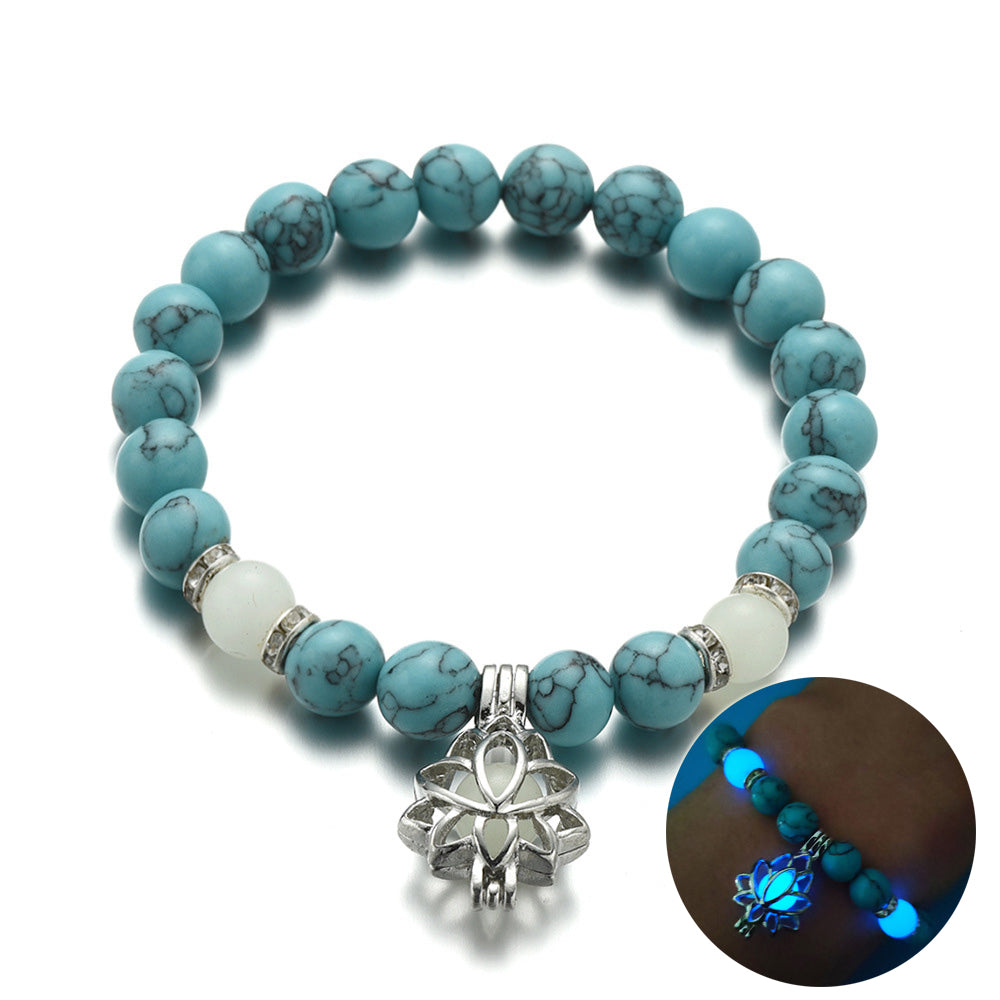 Healing Stone - Relieve Anxiety & De-Stress Luminous Glow In The Dark Charm