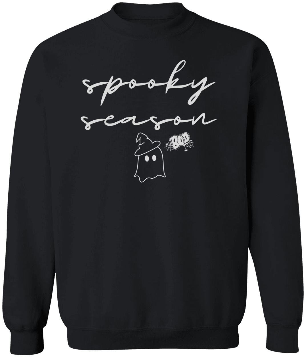 Cute Spooky Season Halloween BOO Sweatshirt For Fall