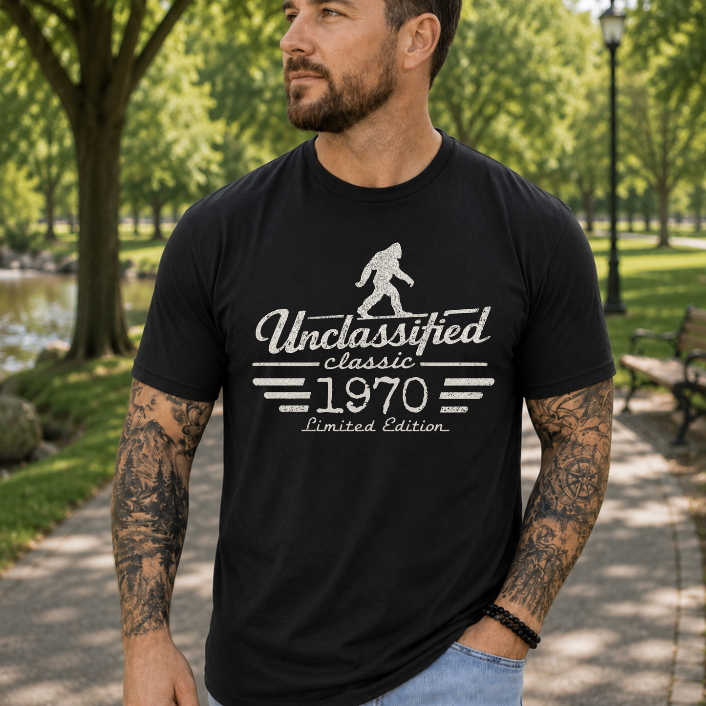 Personalized Unclassified Classic Bigfoot Limited Edition Custom Birth Year T-Shirt