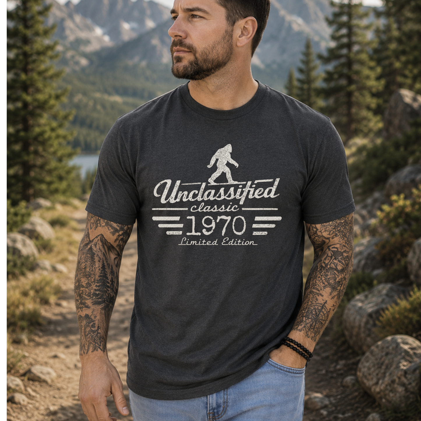 Personalized Unclassified Classic Bigfoot Limited Edition Custom Birth Year T-Shirt