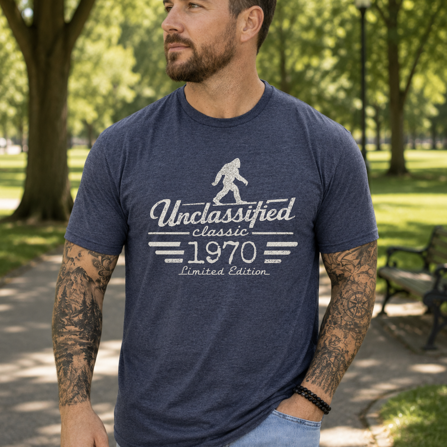 Personalized Unclassified Classic Bigfoot Limited Edition Custom Birth Year T-Shirt