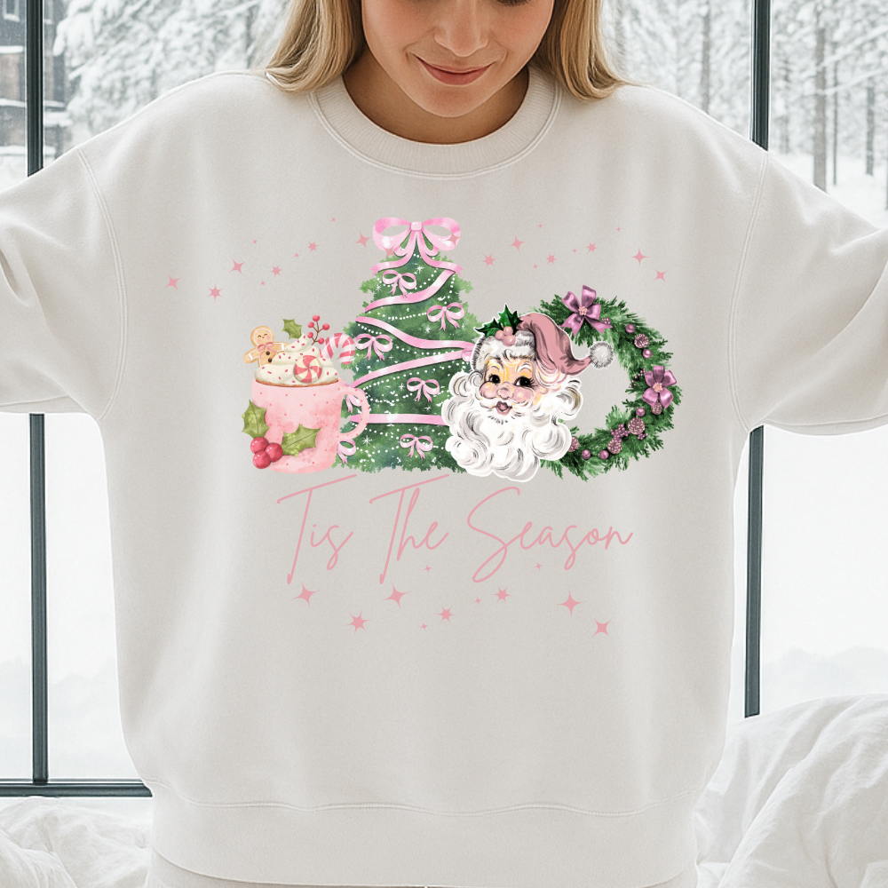 Tis The Season Christmas Cute Sweathirt Hoodie