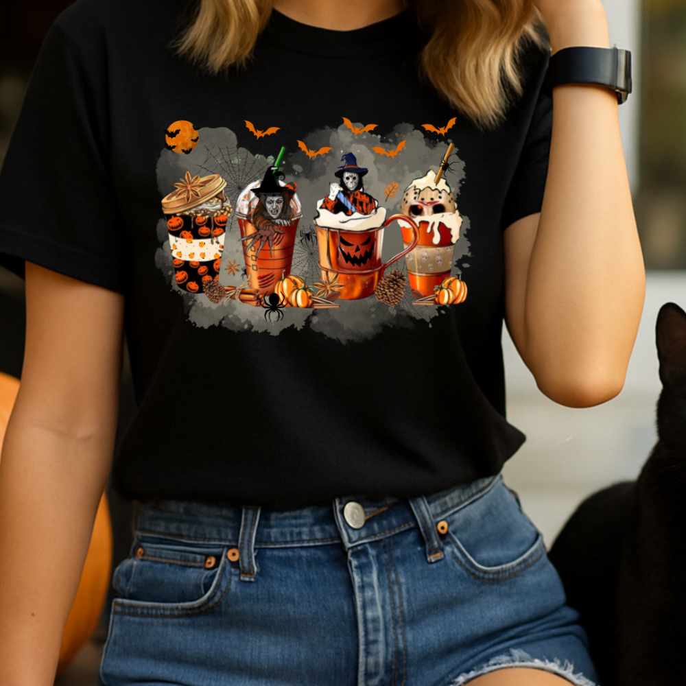 Halloween Horrors Coffee Cup Female Sweatshirt | Hoodie