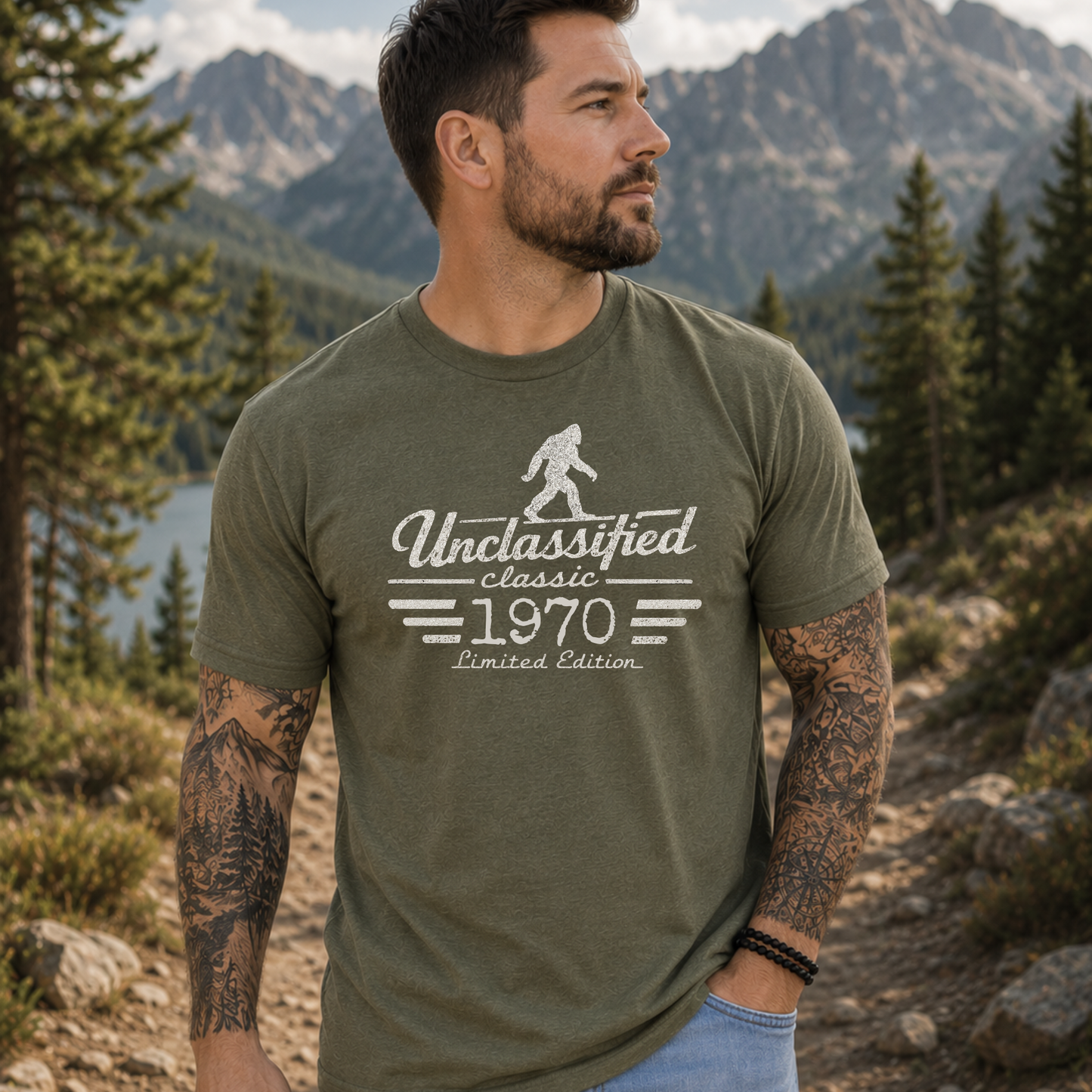 Personalized Unclassified Classic Bigfoot Limited Edition Custom Birth Year T-Shirt