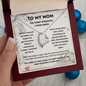 To My Mom Military Necklace – The First Strength I Ever Knew Deployment Gift