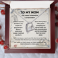 To My Mom Military Necklace – The First Strength I Ever Knew Deployment Gift
