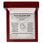 To My Military Wife Heart Necklace – The Strength Behind the Service Gift