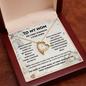 To My Mom Military Necklace – The First Strength I Ever Knew Deployment Gift