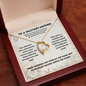 To a Military Mother Necklace – Proud Military Mom Appreciation Gift