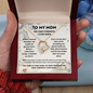 To My Mom Military Necklace – The First Strength I Ever Knew Deployment Gift