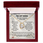 To My Mom Military Necklace – The First Strength I Ever Knew Deployment Gift